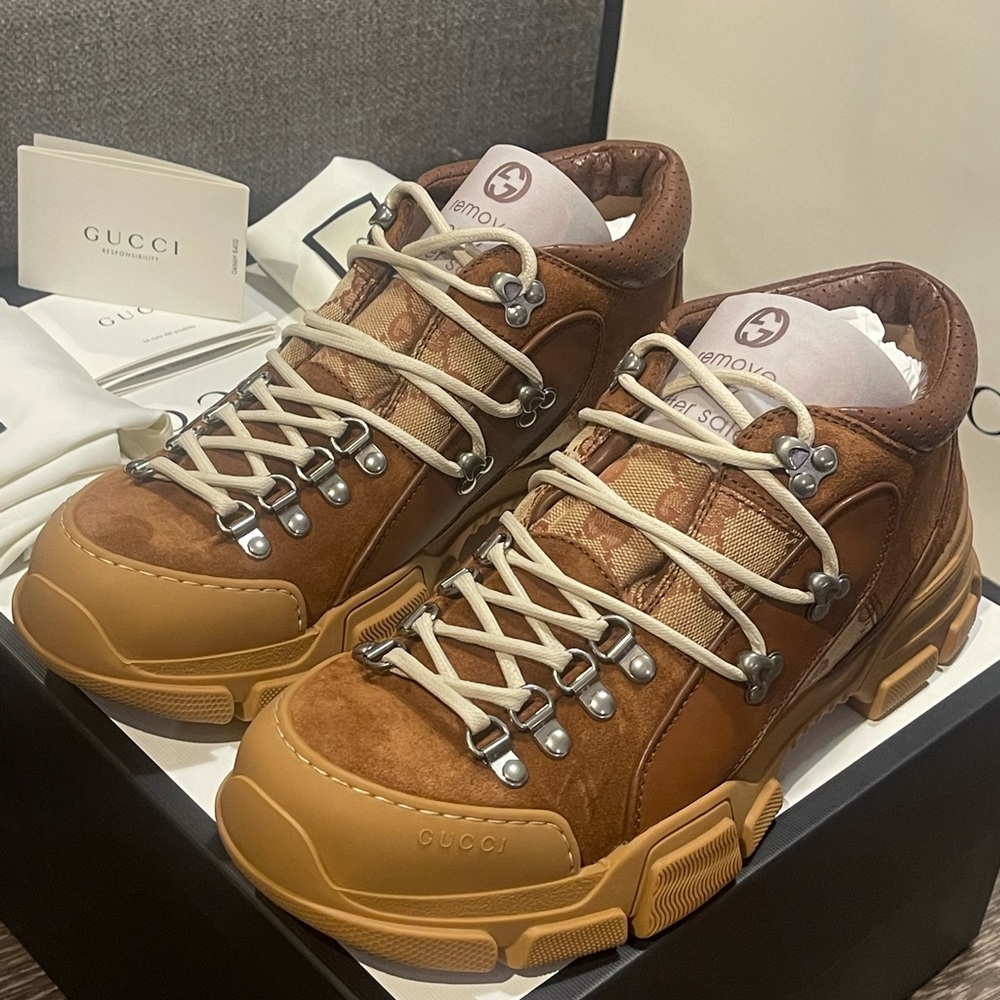 Gucci Flashtrek Sneakers 100% Authentic